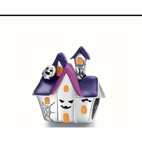 Unbranded Jewelry - Halloween Beads Charm Purple Orange